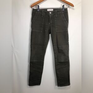 True Religion Cargo Pants Size 25 Green Womens